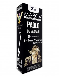 5 REEDS MARCA PAOLO DE GASPARI BASS CLARINET 2.5