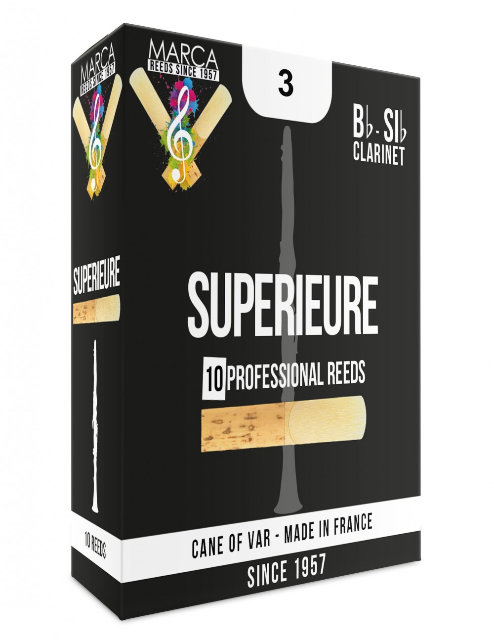 10 ANCHES MARCA SUPERIEURE CLARINETTE SIB 3