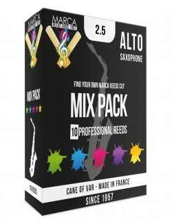 10 ANCHES MARCA MIX PACK SAXOPHONE ALTO 2.5