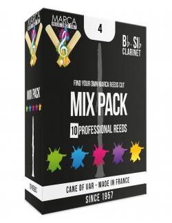 10 ANCHES MARCA MIX PACK CLARINETTE SIB 4