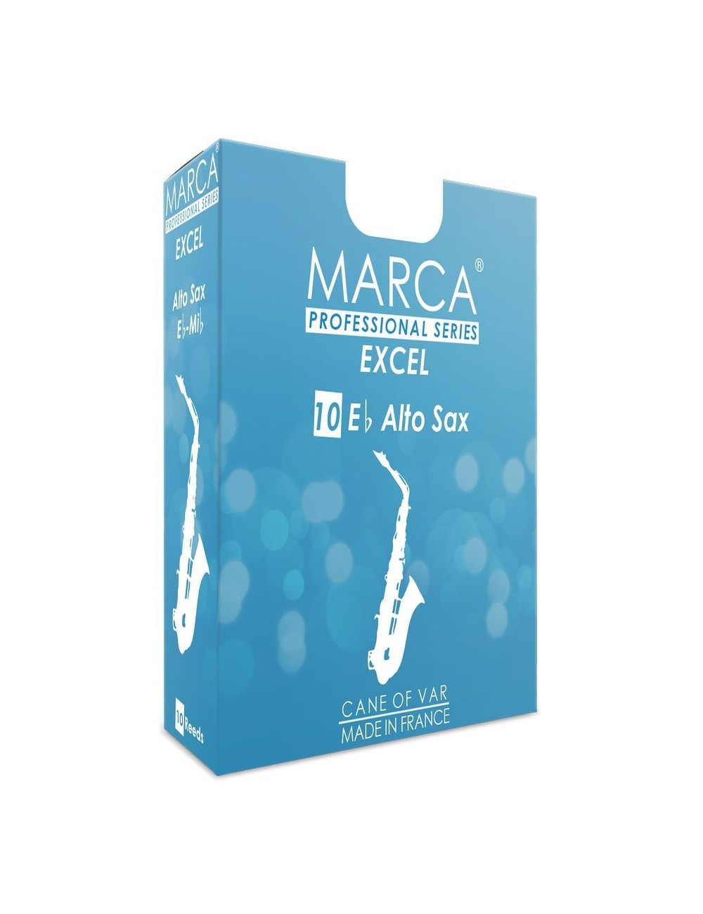 10 REEDS MARCA EXCEL ALTO SAXOPHONE 4.5