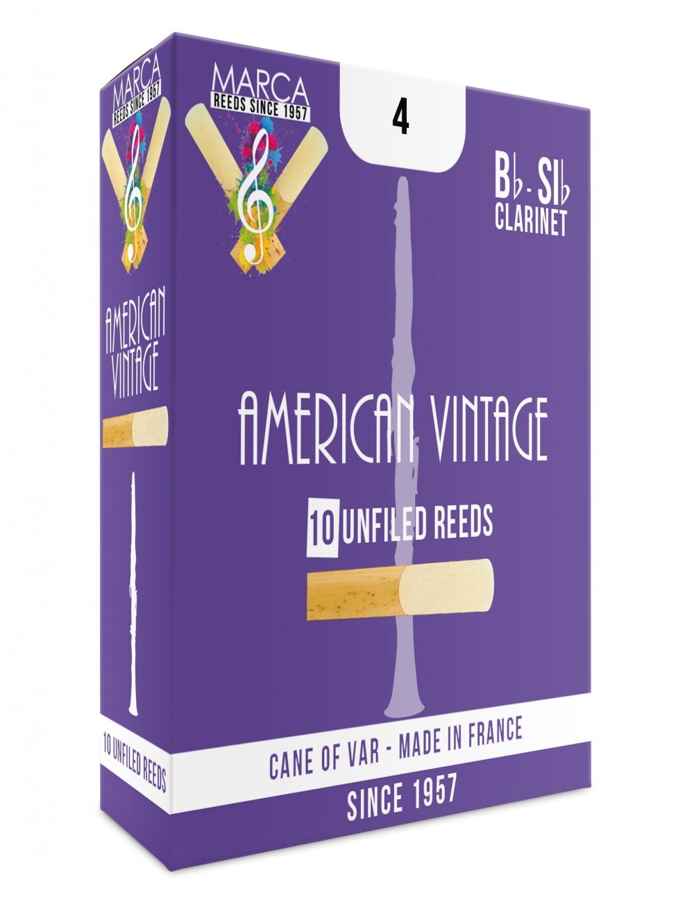 10 ANCHES MARCA AMERICAN VINTAGE CLARINETTE SIB 4