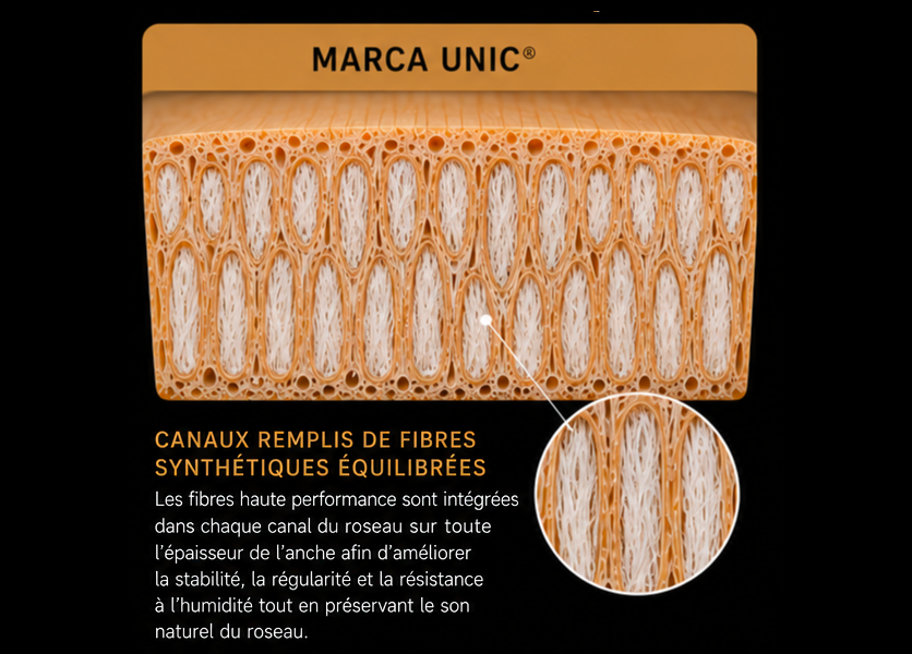 Marca Unic Jazz reed close up